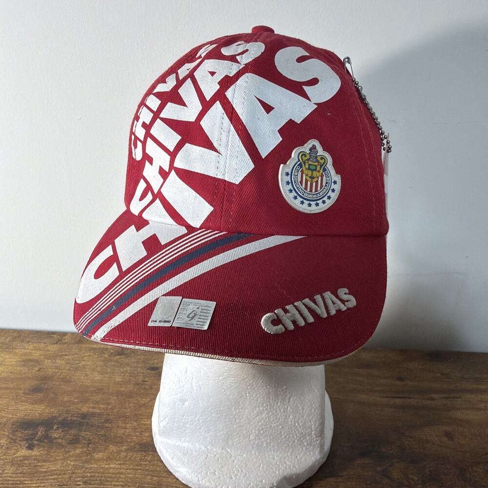 New VTG 90s MEX Chivas Club Deportivo Guadalajara Sportswear Adjustable Hat Cap